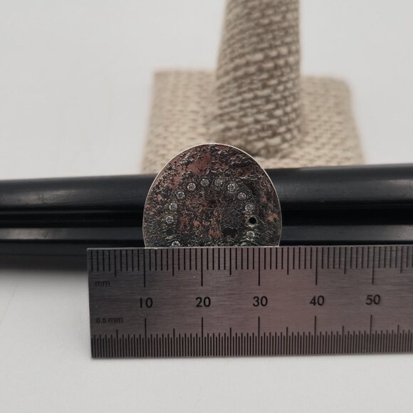 Size 7 Sterling Silver Silpada Large Face Heavy Band Ring A4225 - Picture 10 of 11